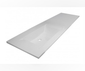 Раковина Эстет Рава 90-1920 из искусственного камня, 222 x 50.5 см