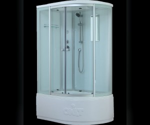 Душевая кабина Timo Standart Т-6620 Silver L/R 120 x 85 см, с крышей, с донным клапаном, хром