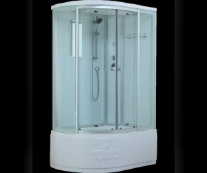 Душевая кабина Timo Standart Т-6620 Silver L/R 120 x 85 см, с крышей, с донным клапаном, хром