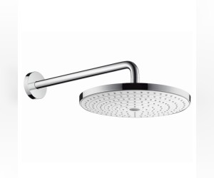 Верхний душ Hansgrohe Raindance Select S 300 2jet 27378400, с держателем, белый/хром