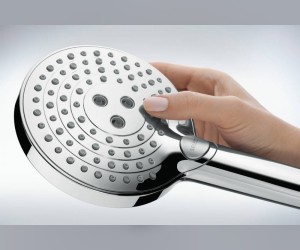 Душевая система Hansgrohe Raindance Select S Showerpipe 240 1jet PowderRain 27633990, золото