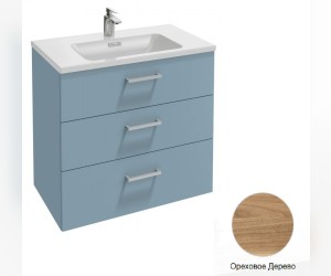 Тумба под раковину Jacob Delafon Vox 80 см, EB2098-R1-E16, цвет - ореховое дерево