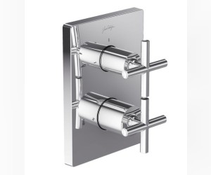 Смеситель термостатический Jacob Delafon Classic E75395-CP, для ванны и душа, внешняя часть