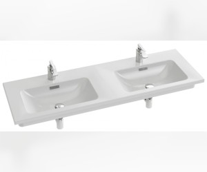 Раковина двойная подвесная Jacob Delafon Vox EXAA112-00, 140 х 46 см