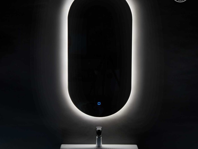 Зеркало Акватон Альто 60 x 110 см c подсветкой, белый, 1A256502A1010