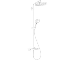 Душевая система Hansgrohe Croma Select S термостатическая, цвет белый матовый, 26890700