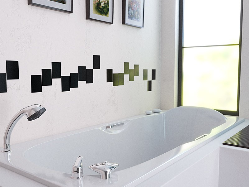 Ванна из искусственного камня Фэма Алассио 150 x 75 см