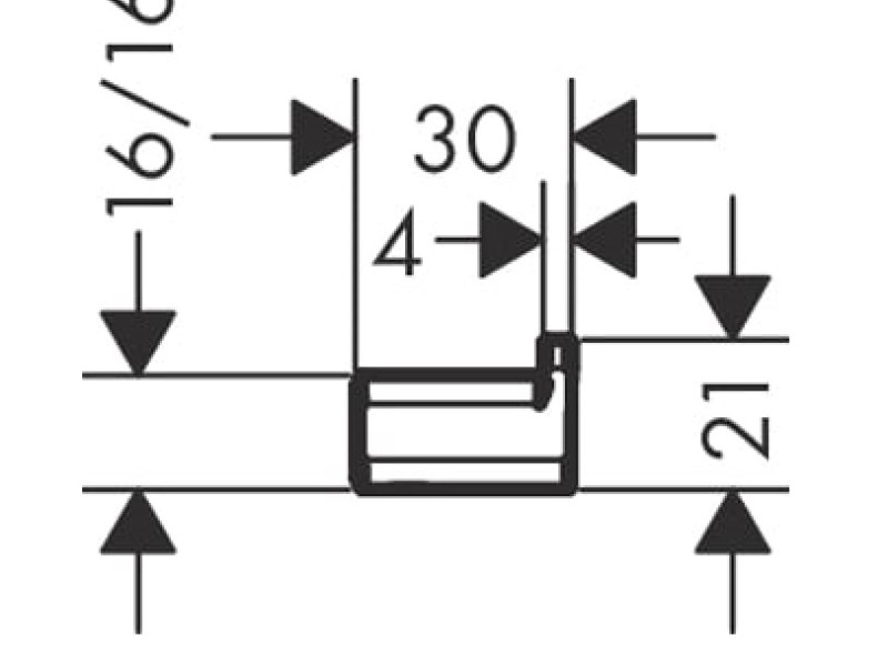 Крючок Hansgrohe AddStoris PGO, полированное золото, 41742990