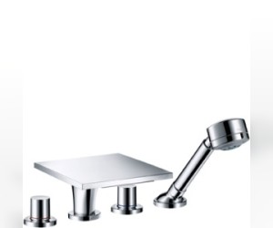 Смеситель AXOR Massaud 18453000 для ванны и душа внешняя часть