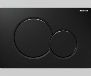 Кнопка смыва Geberit Sigma Type 01 115.770.DW.5 черная, пластик