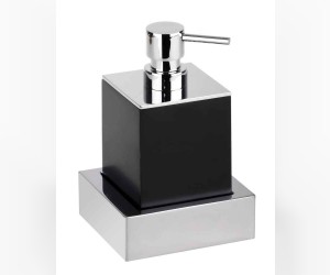 GAMMA: Настенный дозатор жидкого мыла, черный Bemeta