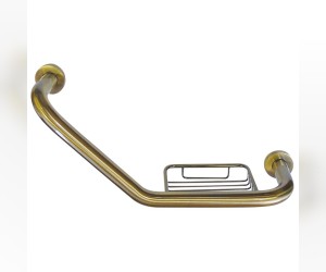 Поручень для ванны Veragio Gifortes VR.GFT-9025.BR, 43 см, с мыльницей, бронза