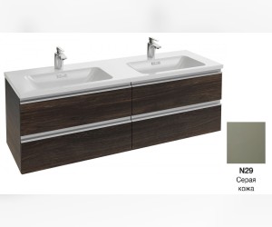 Тумба под раковину Jacob Delafon Vox 140 см, EB2020-RA-N29, цвет - серая кожа