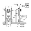 Инсталляция с подвесным унитазом Grohe Rapid SL Solido 39117000