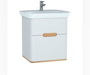 Тумба с раковиной Vitra Sento 60 см, с Led подсветкой и датчиком движения, 60822