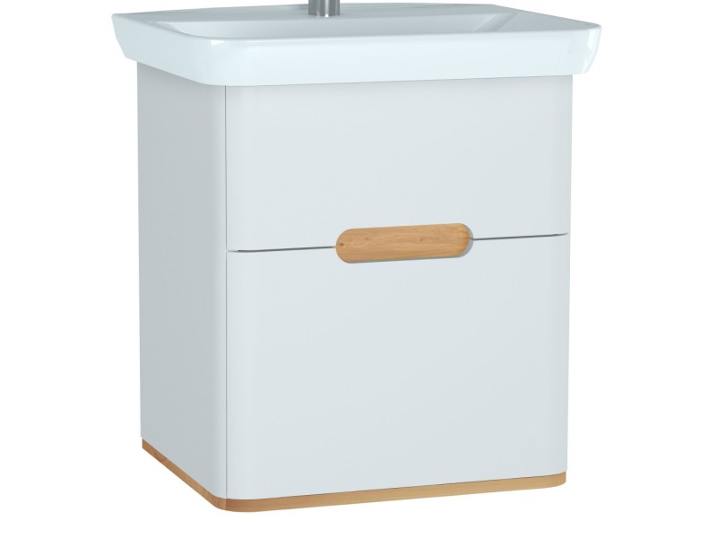 Тумба с раковиной Vitra Sento 60 см, с Led подсветкой и датчиком движения, 60822