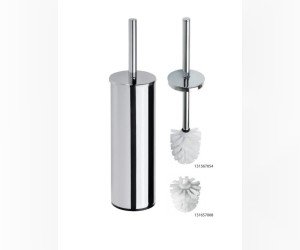 Отдельно стоящий держатель для туалетной щетки, белая щетка Bemeta