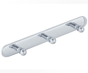 Планка с 3-мя крючками Veragio Gialetta VR.GIL-6436.CR, 23,5 см, хром