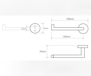 Держатель для туалетной бумаги с откидной крышкой Bemeta