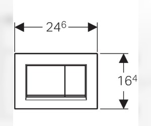 Кнопка смыва Geberit Sigma Type 30 115.883.KH.1 хром