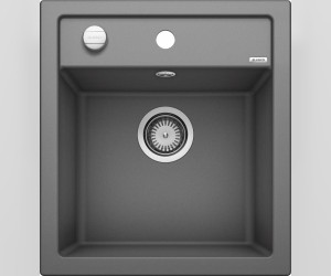 Мойка Blanco Dalago 45 518846, темная скала, с клапаном-автоматом, 46,5 x 51 см