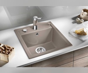 Мойка Blanco Dalago 45 518846, темная скала, с клапаном-автоматом, 46,5 x 51 см