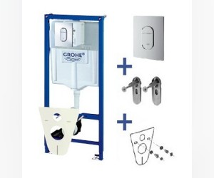 Инсталляция для подвесного унитаза Grohe Rapid SL 38929000 (4 в 1 в сборе)
