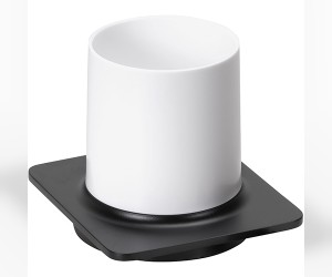 ORGANIC BLACK Держатель зубной щетки черный матовый BEMETA BEMETA DESIGN