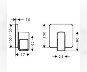 Запорный вентиль Axor Urquiola 11960000