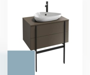 Тумба под раковину Jacob Delafon Nouvelle Vague 80 см, EB3039-M43, аквамарин мягкий