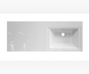 Раковина Эстет Даллас 130 ФР-00002167, 130.2 х 48.2 х 14.5 см, правая