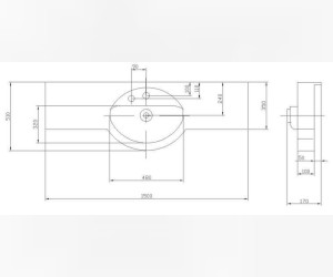 Раковина Отель 150 от Акватон /5, 1A70133NOT010