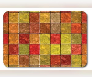 Коврики для ванной и туалета Veragio Carpet VR.CPT-7200.09 68 х 45 см + WC 45 x 40 см, рисунок Terra