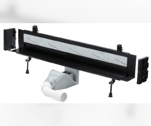 Душевой лоток Viega Advantix Vario 736736 под щелевую решетку, пристенный, подрезной от 30-120 см, высота сифона 6,6 см