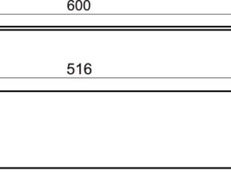 Полка стеклянная Ravak 10 TD 500.00, 60 см, хром, X07P332