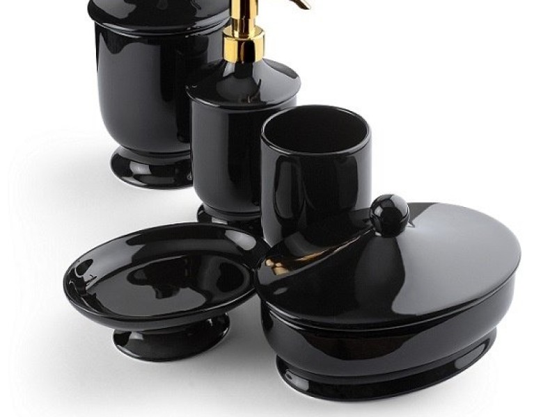 Емкость с крышкой Nicolazzi Classic 6003 B, черный