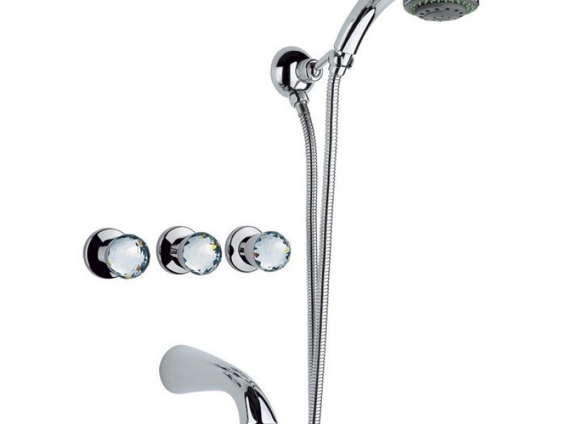 Смеситель Nicolazzi Cristallo 2003CR22 для ванны, хром