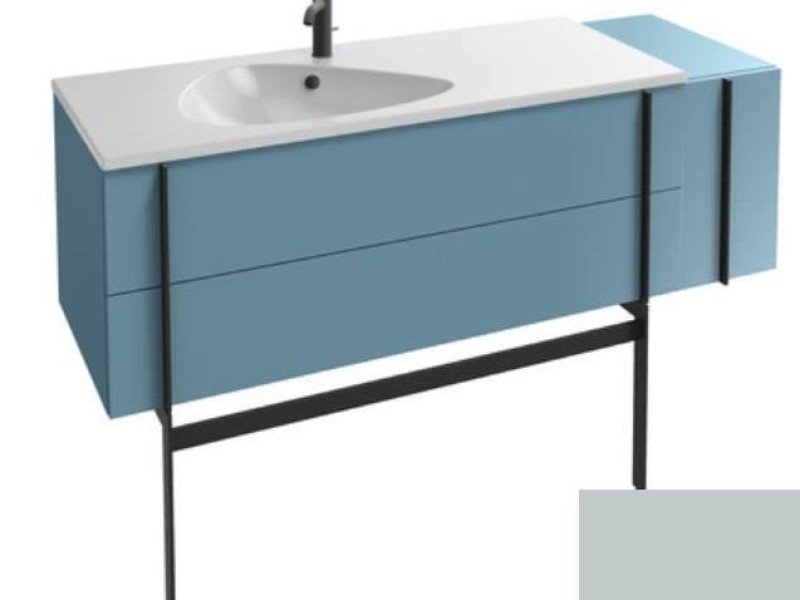 Тумба под раковину Jacob Delafon Nouvelle Vague 145 см, EB3038-G73, синий шторм глянцевый