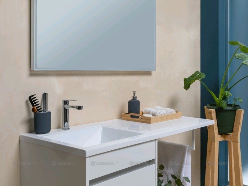 Тумба под раковину Aquanet Токио 48 00239289 (напольная, 1 ящик), цвет белый