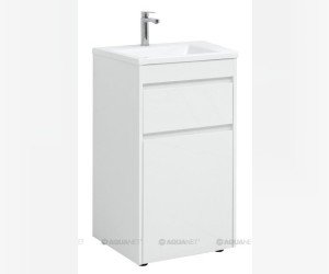 Тумба под раковину Aquanet Токио 48 00239289 (напольная, 1 ящик), цвет белый
