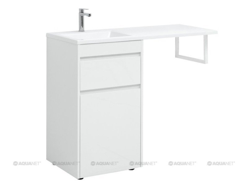Тумба под раковину Aquanet Токио 48 00239289 (напольная, 1 ящик), цвет белый