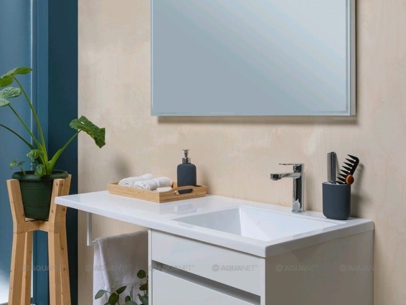 Тумба под раковину Aquanet Токио 48 00239289 (напольная, 1 ящик), цвет белый