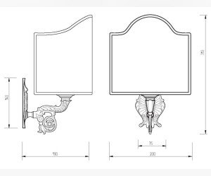 Светильник Migliore Elizabetta 17043 - хром