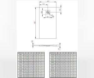 Поддон для душа Radaway Kyntos F, 180 x 90 см, прямоугольный, HKF18090-64