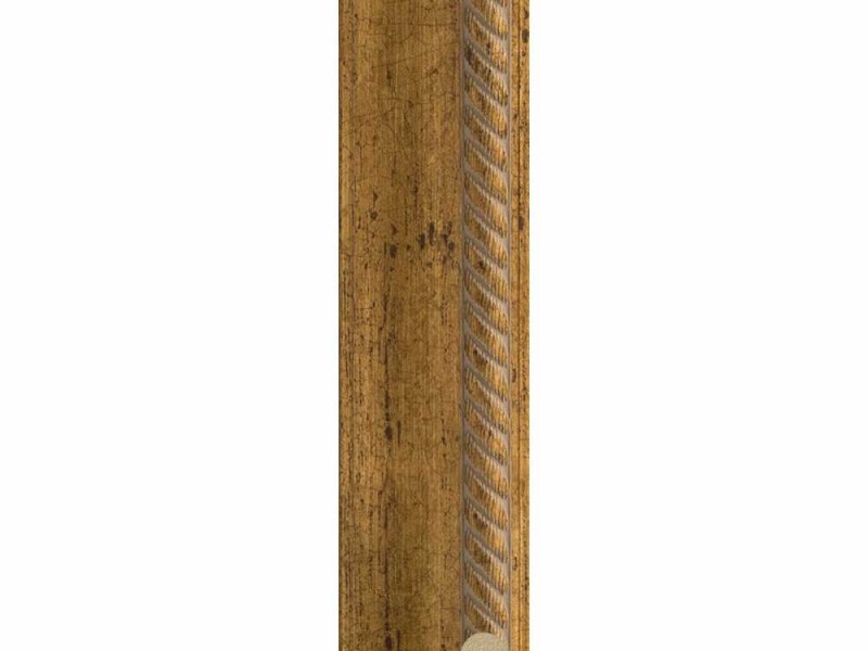 Зеркало с гравировкой в багетной раме Evoform Exclusive-G BY 4348 93 x 118 см, состаренная бронза с плетением