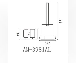 Ершик Art&Max Platino (Платино) AM-E-3981AL