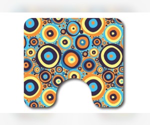 Коврики для ванной и туалета Veragio Carpet VR.CPT-7200.07 68 х 45 см + WC 45 x 40 см, рисунок Bubbles