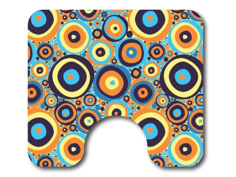 Коврики для ванной и туалета Veragio Carpet VR.CPT-7200.07 68 х 45 см + WC 45 x 40 см, рисунок Bubbles