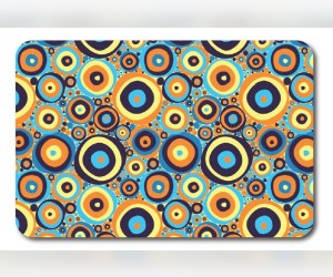 Коврики для ванной и туалета Veragio Carpet VR.CPT-7200.07 68 х 45 см + WC 45 x 40 см, рисунок Bubbles