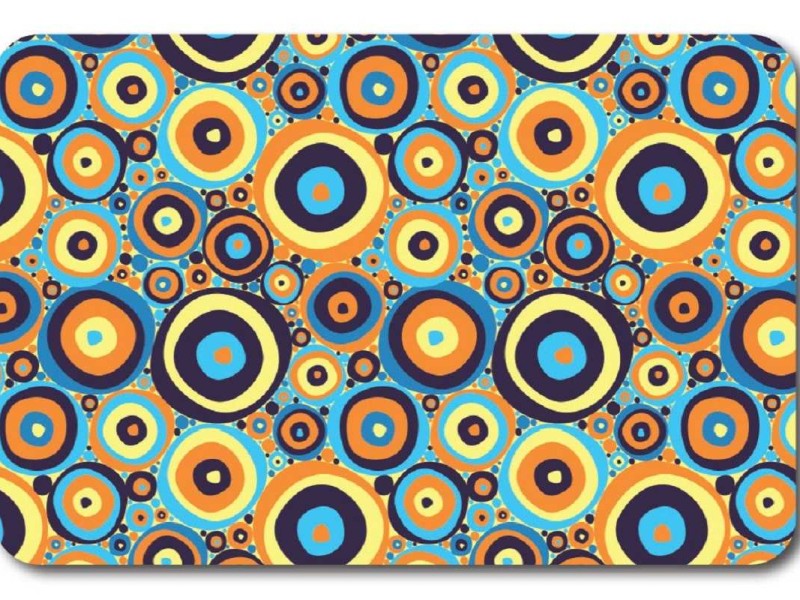 Коврики для ванной и туалета Veragio Carpet VR.CPT-7200.07 68 х 45 см + WC 45 x 40 см, рисунок Bubbles